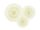Decorative Rosettes, Light Cream, 20-30cm (1 pkt / 3 pc.)