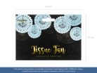Decorative Rosettes, Light Cream, 20-30cm (1 pkt / 3 pc.)