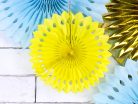 Decorative Rosettes, Yellow, 20-30cm (1 pkt / 3 pc.)