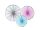 Decorative Rosettes Unicorn, mix (1 pkt / 3 pc.)