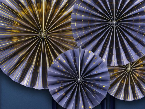 Dekoratív rozetták, sötétkék (1 db / 4 db)