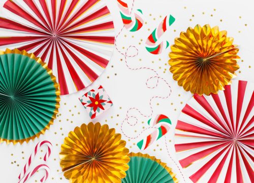 Dekoratív rozetták, mix, 26-43 cm (1 db / 3 db.)