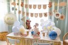 Decorative Rosettes Bear, set, 30-35 cm (1 pkt / 2 pc.)