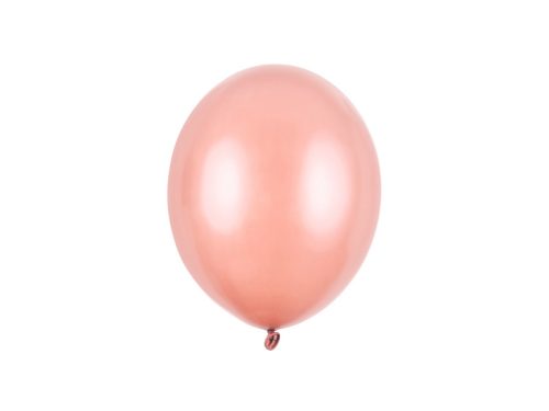 Balony Strong 23cm, Metallic Rose Gold (1 pkt / 100 db.)