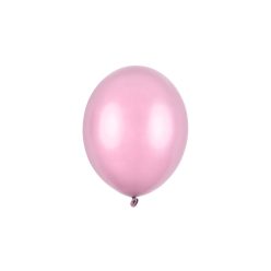   Erős léggömbök 23 cm, metál Candy rózsaszín / pink (1 db / 100 db)