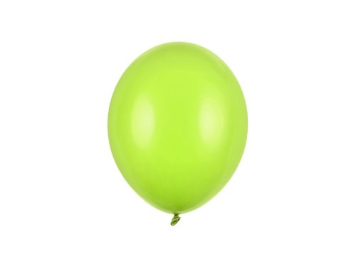 Erős léggömbök 23 cm, pasztell lime zöld (1 db / 100 db)