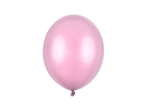 Erős léggömbök 27 cm, metál Candy rózsaszín / pink (1 db / 10 db)