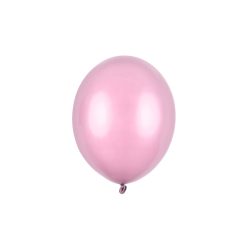   Erős léggömbök 27 cm, metál Candy rózsaszín / pink (1 db / 50 db)