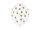 Balloons 30cm, Dots, Crystal Clear (1 pkt / 6 pc.)