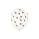 Balloons 30cm, Dots, Crystal Clear (1 pkt / 6 pc.)