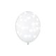 Balloons 30cm, Hearts, Crystal Clear (1 pkt / 6 pc.)
