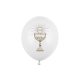 Léggömbök 30 cm, IHS, pasztell tiszta fehér (1 db / 6 db)