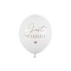 Balloons 30cm, Just Married, Pastel Pure White (1 pkt / 6 pc.)