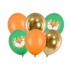 Lufi 30 cm, Szarvas, mix (1 pkt / 6 db.)