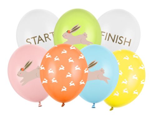 Lufi 30 cm, Egg Hunt, mix (1 pkt / 7 db.)