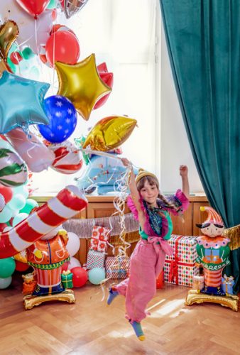 Balloons 30 cm Merry Christmas, mix (1 pkt / 6 pc.)