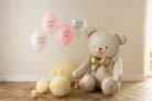 Balloons 30 cm, Welcome Baby, pink mix (1 pkt / 6 pc.)