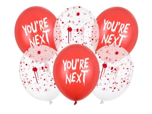 Léggömb "You're Next", 30 cm, vegyes (6 db/csomag)