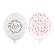 Lufi 30 cm, Love, mix (1 pkt / 50 db.)