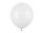 Erős léggömbök 43 cm, pasztell tiszta fehér (1 db / 25 db)