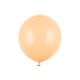 Erős léggömbök 43 cm, pasztell világos barack (1 db / 25 db)