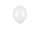 Erős léggömbök 12 cm, metál tiszta fehér (1 db / 100 db)