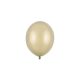 Erős léggömbök 12 cm, fémes hideg arany (1 db / 100 db)