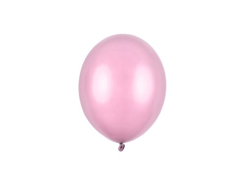 Erős léggömbök 12 cm, metál Candy rózsaszín / pink (1 db / 100 db)