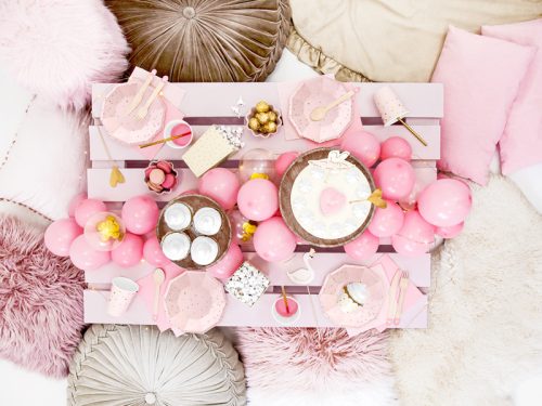 Erős léggömbök 12 cm, metál Candy rózsaszín / pink (1 db / 100 db)