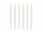 Plain birthday candles, white, 14cm (1 pkt / 12 pc.)