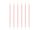 Plain birthday candles, light pink, 14cm (1 pkt / 12 pc.)