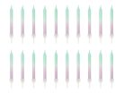 Birthday candles ombre, 6cm (1 pkt / 20 pc.)