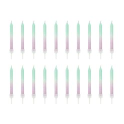 Birthday candles ombre, 6cm (1 pkt / 20 pc.)
