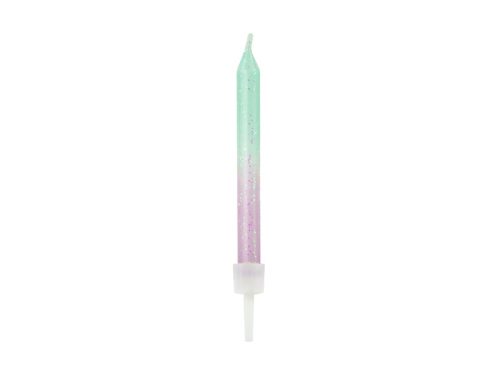 Birthday candles ombre, 6cm (1 pkt / 20 pc.)