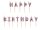Birthday candles Happy Birthday, 2.5 cm, rose gold (1 pkt / 13 pc.)