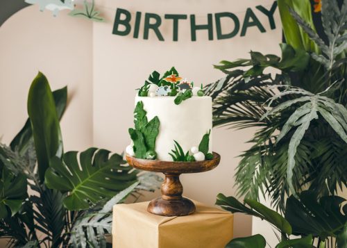 Születésnapi gyertya Dinosaurs, 3 cm, mix (1 db / 3 db.)