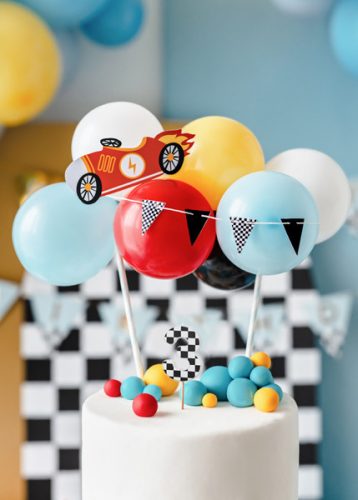 3-as számú születésnapi gyertya, 5,5 cm, keverék