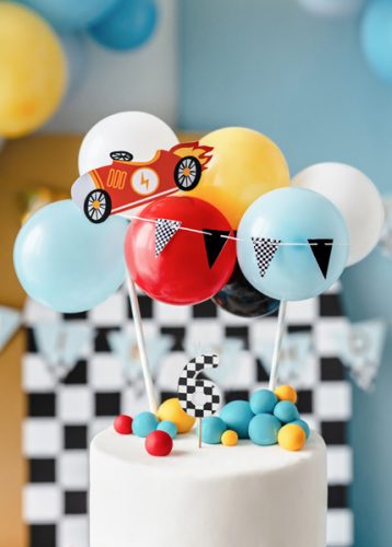 6-os számú születésnapi gyertya, 5,5 cm, keverék