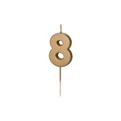 8-as számú születésnapi gyertya, 4,5 cm