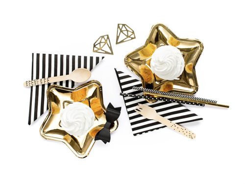 Fa evőeszköz, fekete, 16cm (1 db / 18 db.)