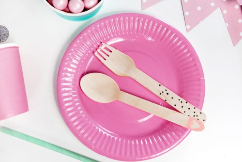 Fa evőeszköz, fekete, 16cm (1 db / 18 db.)