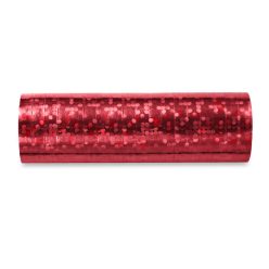 Holografikus szalag, piros, 3,8 m (1 db / 18 db.)