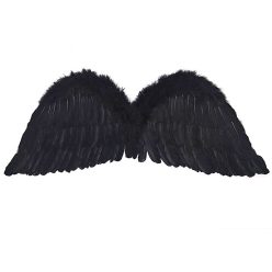 Angel szárnyak fekete 75x30 cm dekoráció