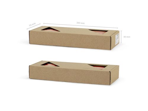 Kúpos gyertyák, fémes, rózsaszín arany, 24cm (1 db / 10 db.)