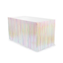 Rojtos asztalszoknya, irizáló, 300x80cm