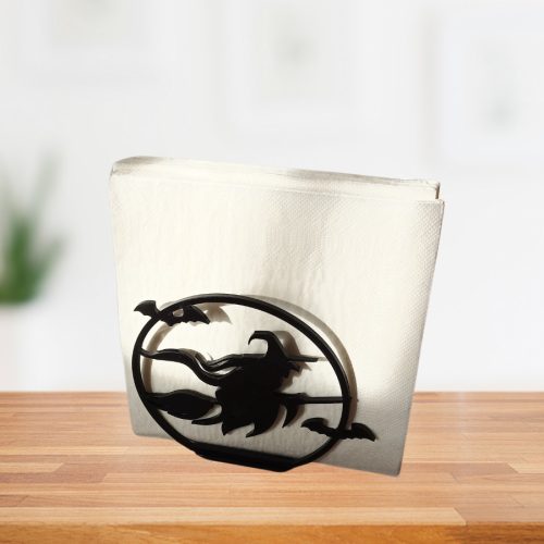 Boszorkány mintás szalvétatartó