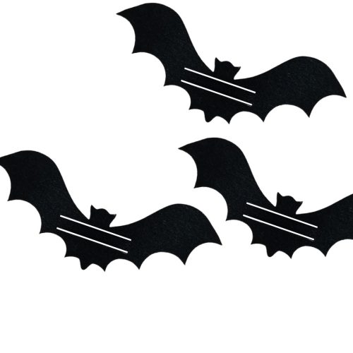 Denevér alakú filc szalvétagyűrűk