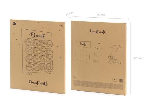 Fánkfal, natúr fa, 45x55cm