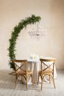 Metal chandelier stand, gold, 135x230 cm
