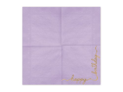 Paper napkins Happy Birthday, mix, 33x33 cm (1 pkt / 12 pc.)